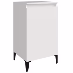 VidaXL 819648, Blanc, Métal, Bois, 400 mm, 350 mm, 700 mm, 1 pièce(s)