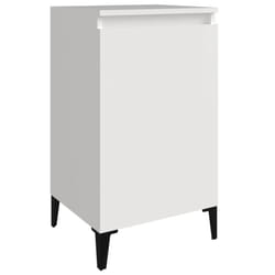 VidaXL 819648 Table de nuit et table de chevet Blanc