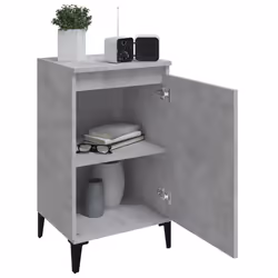 VidaXL 819652 Table de nuit et table de chevet Couleur du béton - Vue supplémentaire 4