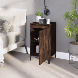 VidaXL 819654 Table de nuit et table de chevet Chêne