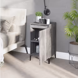 VidaXL 819656 Table de nuit et table de chevet Chêne