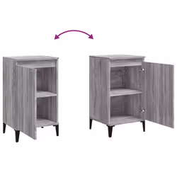 VidaXL 819656 Table de nuit et table de chevet Chêne - Vue supplémentaire 8