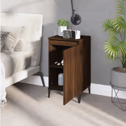 VidaXL 819659 Table de nuit et table de chevet Chêne
