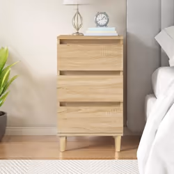 vidaXL Table de chevet chêne sonoma 40x35x70 cm bois d'ingénierie