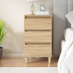 vidaXL Table de chevet chêne sonoma 40x35x70 cm bois d'ingénierie