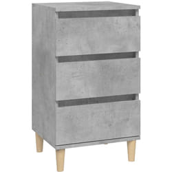 VidaXL 819664 Table de nuit et table de chevet Couleur du béton