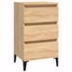 vidaXL Table de chevet chêne sonoma 40x35x70 cm bois d'ingénierie