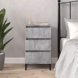 Cette table de chevet tendance, de style industriel, est conçue pour donner une nouvelle dimension à votre intérieur. Matéria ...