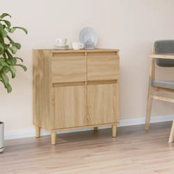 vidaXL Buffet Chêne sonoma 60x35x70 cm Bois d'ingénierie