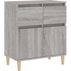 Vidaxl - Buffet Sonoma gris 60x35x70 cm Bois d'ingénierie