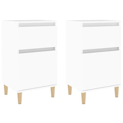 VidaXL 819693 Table de nuit et table de chevet Blanc