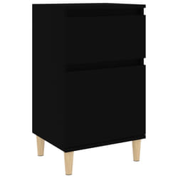 VidaXL 819694 Table de nuit et table de chevet Noir