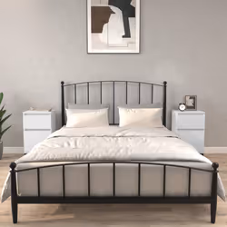 VidaXL 819713 Table de nuit et table de chevet Blanc