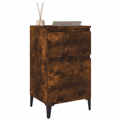 VidaXL 819718 Table de nuit et table de chevet Chêne - Vue supplémentaire 4