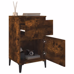 VidaXL 819718 Table de nuit et table de chevet Chêne - Vue supplémentaire 5