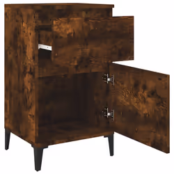 VidaXL 819718 Table de nuit et table de chevet Chêne - Vue supplémentaire 8