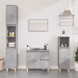VidaXL 819792 miroir de salle de bain et armoire de rangement pour évier
