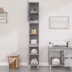 VidaXL 819792 miroir de salle de bain et armoire de rangement pour évier