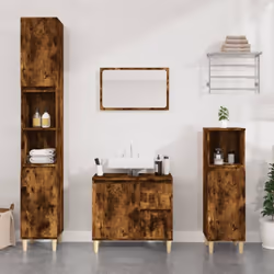 Cette armoire de salle de bain est censée être un excellent supplément à votre salle de bain, ce qui lui donne une apparence  ...