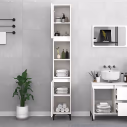 VidaXL 819796 miroir de salle de bain et armoire de rangement pour évier