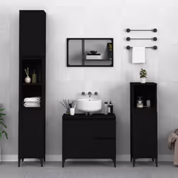 VidaXL 819797 miroir de salle de bain et armoire de rangement pour évier