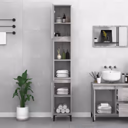 VidaXL 819802 miroir de salle de bain et armoire de rangement pour évier