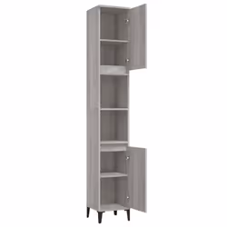 VidaXL 819802 miroir de salle de bain et armoire de rangement pour évier - Vue supplémentaire 6