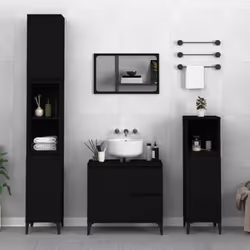 Cette armoire de salle de bain est un excellent choix pour votre salle de bain, la rendant bien rangée et organisée ! Matéria ...