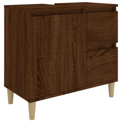VidaXL 819827 miroir de salle de bain et armoire de rangement pour évier