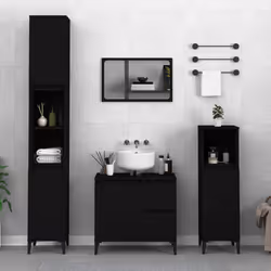 VidaXL 819829 miroir de salle de bain et armoire de rangement pour évier