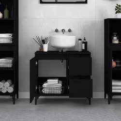 VidaXL 819829 miroir de salle de bain et armoire de rangement pour évier