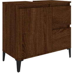 Vidaxl - Armoire de bain chêne marron 65x33x60 cm bois d'ingénierie