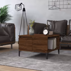 Ajoutez une touche d'élégance à votre salon avec cette élégante table basse. Matériau durable : le bois d'ingénierie est d'un ...