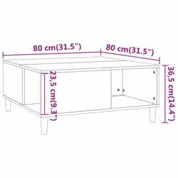 VidaXL 821099 Table à café, latérale et de salon - Vue supplémentaire 8