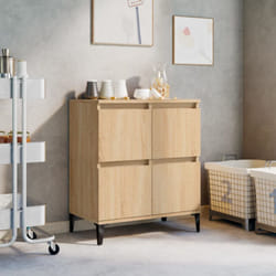 Buffet Chêne sonoma 60x35x70 cm Bois d'ingénierie