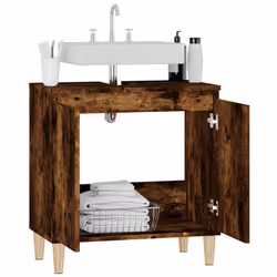 VidaXL 821257 miroir de salle de bain et armoire de rangement pour évier - Vue supplémentaire 5