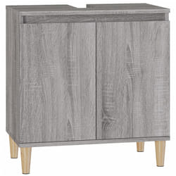 VidaXL 821258 miroir de salle de bain et armoire de rangement pour évier