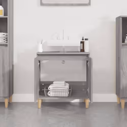 VidaXL 821258 miroir de salle de bain et armoire de rangement pour évier
