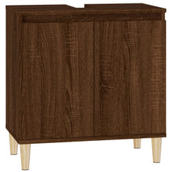 VidaXL 821259 miroir de salle de bain et armoire de rangement pour évier