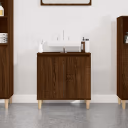 VidaXL 821259 miroir de salle de bain et armoire de rangement pour évier