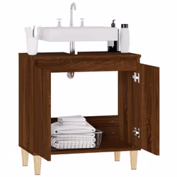 VidaXL 821259 miroir de salle de bain et armoire de rangement pour évier - Vue supplémentaire 5