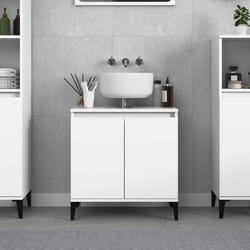 VidaXL 821260 miroir de salle de bain et armoire de rangement pour évier