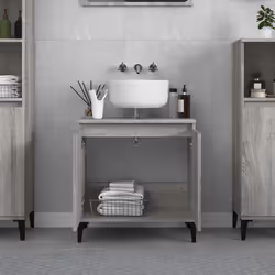 VidaXL 821266 miroir de salle de bain et armoire de rangement pour évier