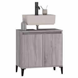 VidaXL 821266 miroir de salle de bain et armoire de rangement pour évier - Vue supplémentaire 4