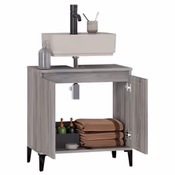 VidaXL 821266 miroir de salle de bain et armoire de rangement pour évier - Vue supplémentaire 5