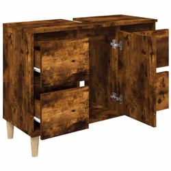 VidaXL 821273 miroir de salle de bain et armoire de rangement pour évier - Vue supplémentaire 6