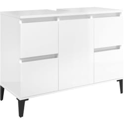 VidaXL 821278 miroir de salle de bain et armoire de rangement pour évier