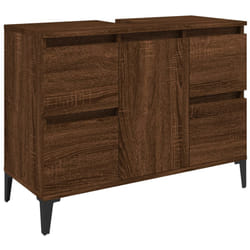 VidaXL 821283 miroir de salle de bain et armoire de rangement pour évier