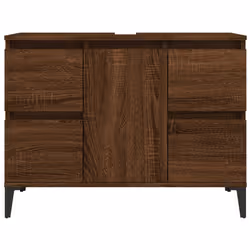 VidaXL 821283 miroir de salle de bain et armoire de rangement pour évier - Vue supplémentaire 5