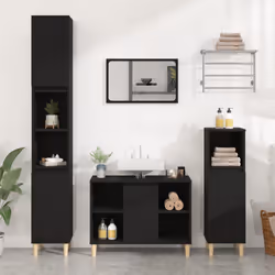 VidaXL 821285 miroir de salle de bain et armoire de rangement pour évier
